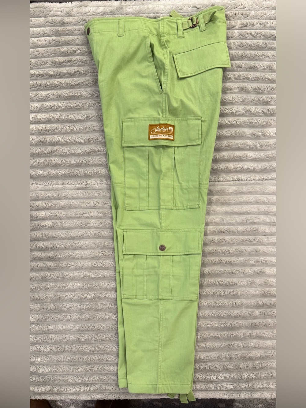 Sinclair Men's Lime Green Cargo Pants with Utility Pockets